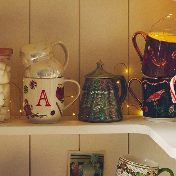 NWT Holifaye Stoneware Monogram Mug Initial N - Picture 8 of 8